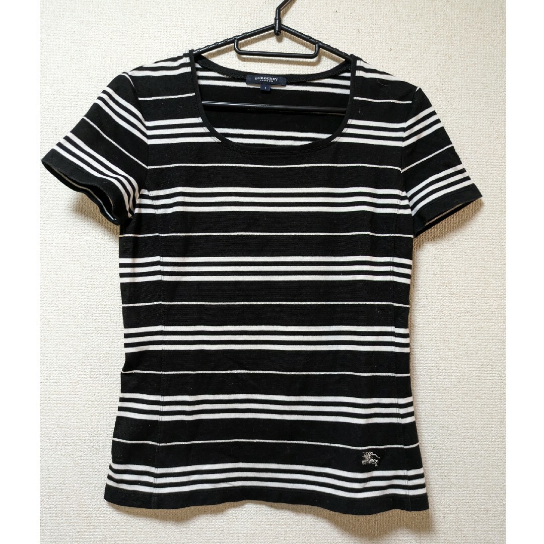 BURBERRY BLUE LABEL(バーバリーブルーレーベル)のバーバリーBURBERRYボーダーTシャツ1 レディースのトップス(Tシャツ(半袖/袖なし))の商品写真