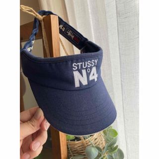 ステューシー(STUSSY)のStussy ステューシー キャップ サンバイザー ネイビー(キャップ)