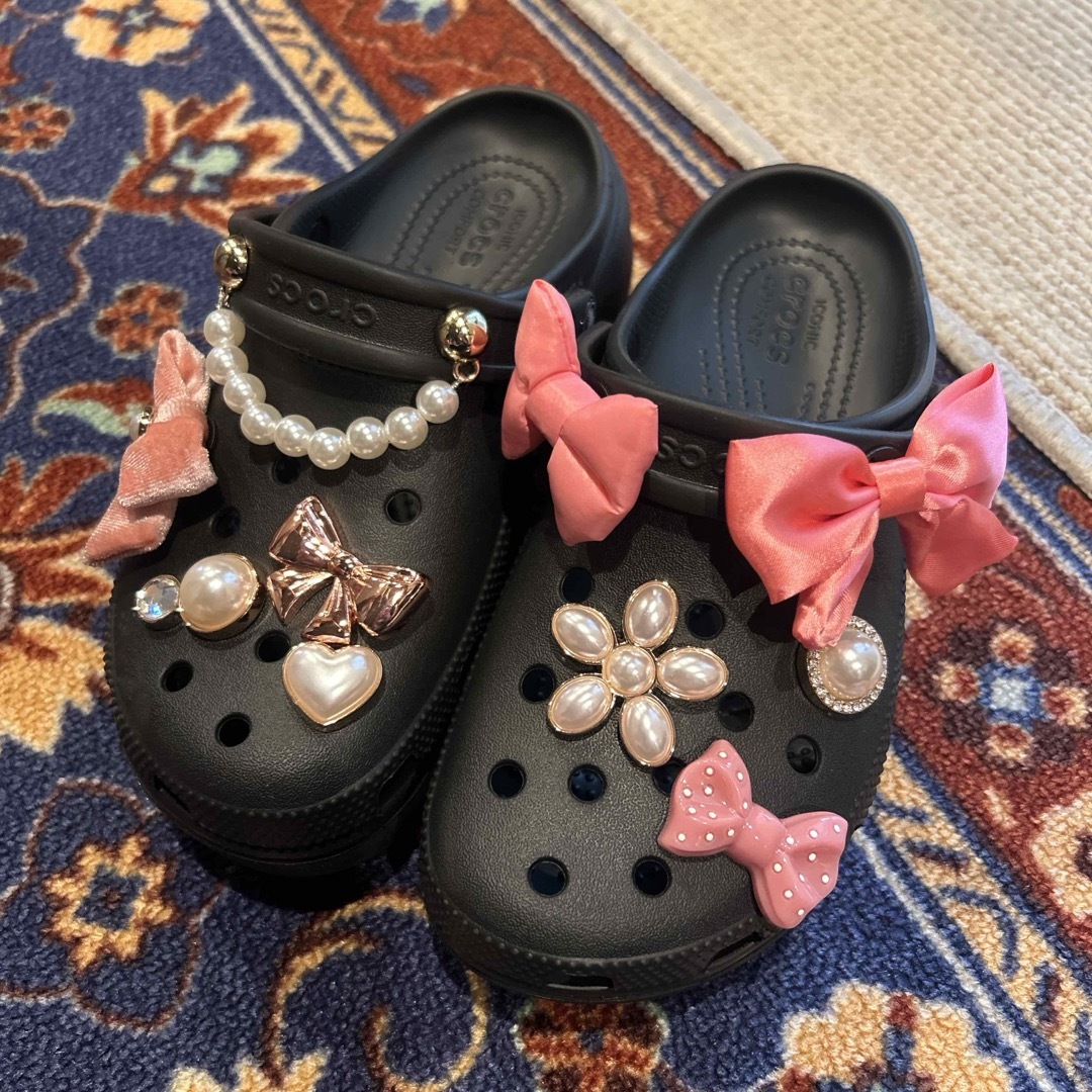 crocs(クロックス)の美品　クロックス　サンダル　22cm レディースの靴/シューズ(サンダル)の商品写真