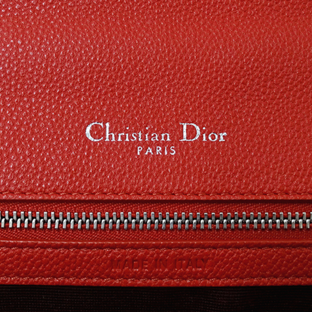 Christian Dior(クリスチャンディオール)のディオール Dior バッグ レディース ブランド ショルダーバッグ ディオラマ レザー レッド 赤 チェーンショルダー 斜め掛け おしゃれ 【中古】 レディースのバッグ(ショルダーバッグ)の商品写真