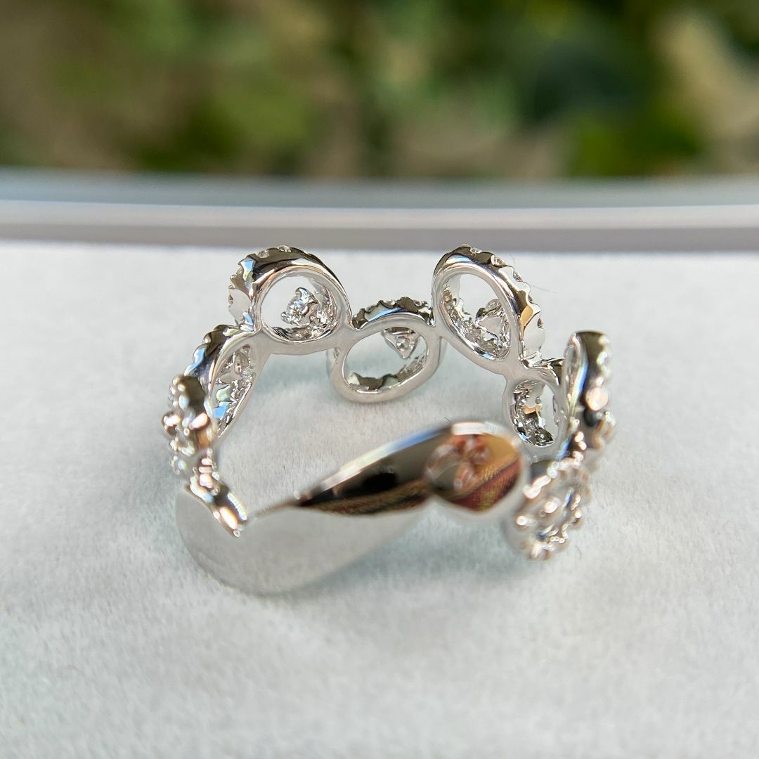 PonteVecchio（ポンテヴェキオ）ダイヤモンドデザインリング0.47ct レディースのアクセサリー(リング(指輪))の商品写真