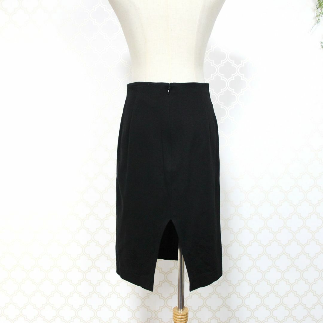 Whim Gazette(ウィムガゼット)のウィムガゼット　スカート　タイト　38　M　黒 レディースのスカート(ひざ丈スカート)の商品写真