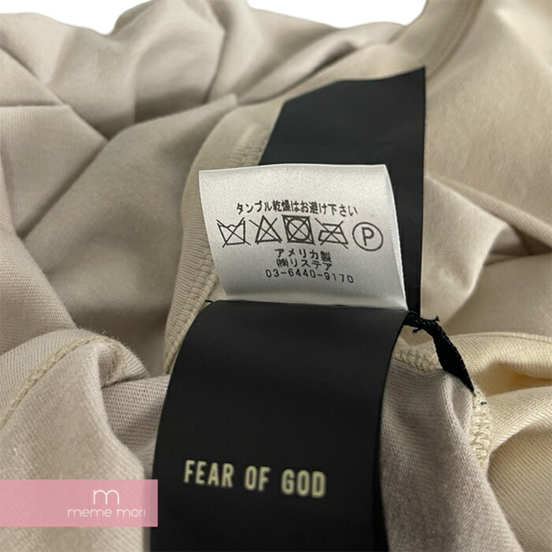 FEAR OF GOD(フィアオブゴッド)のFEAR OF GOD Seventh Collection Henry Neck Tee FG50-017 フィアオブゴッド 7thコレクション ヘンリーネックTシャツ  半袖カットソー フロッキーロゴ アイボリー サイズXL【240510】【中古-C】【me04】 メンズのトップス(Tシャツ/カットソー(半袖/袖なし))の商品写真