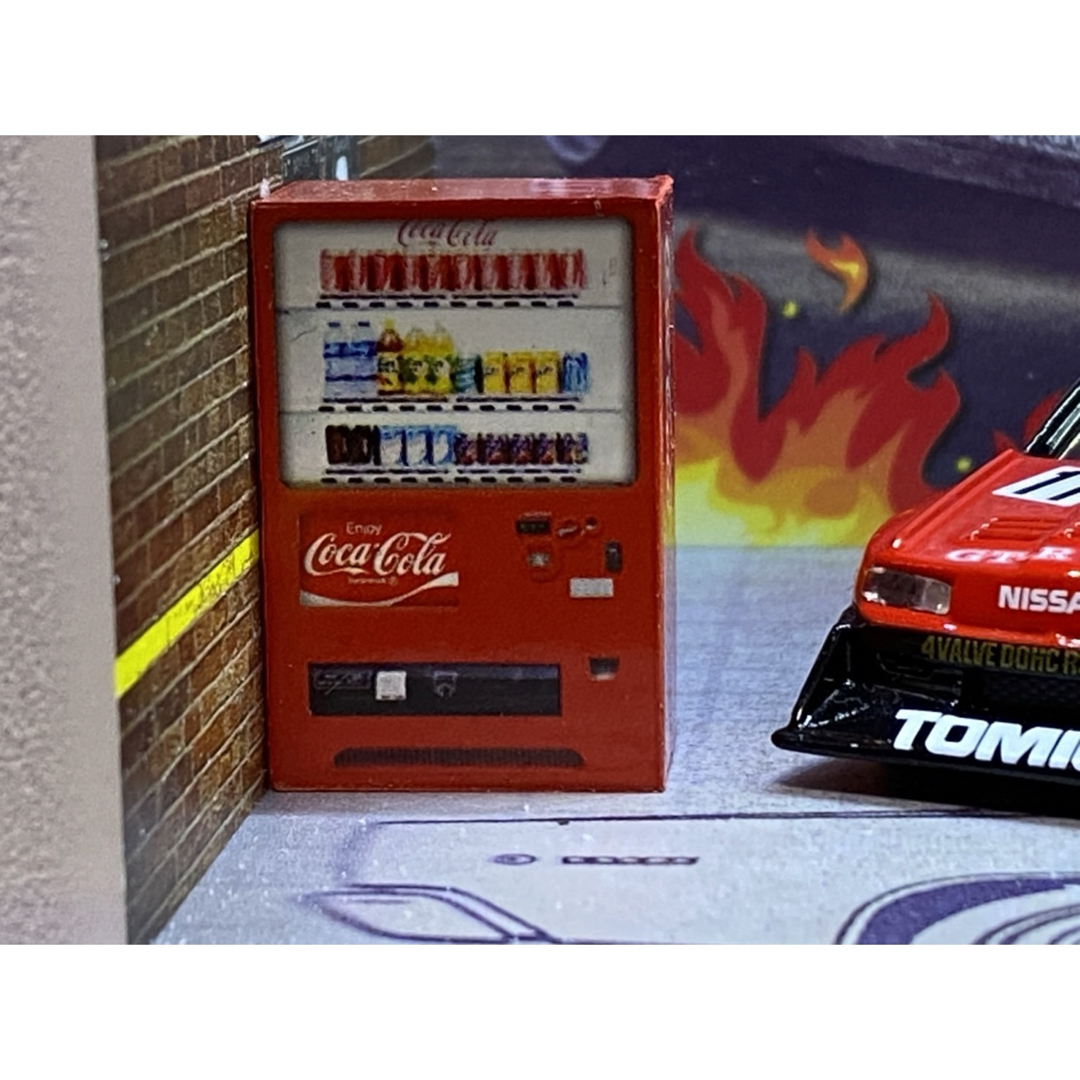 1/64スケール　コーラタイプ2　自動販売機　自販機　ジオラマ　　フィギュア ハンドメイドのおもちゃ(フィギュア)の商品写真