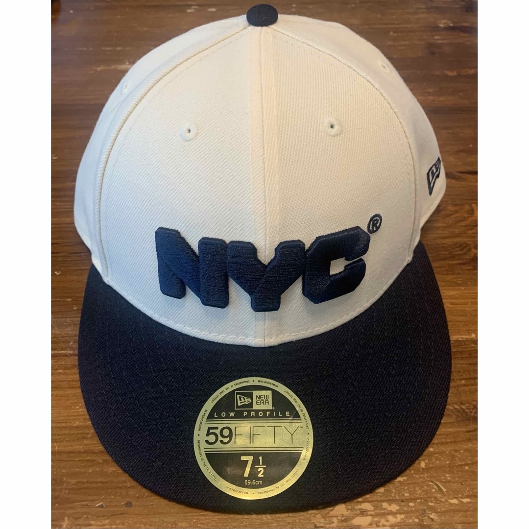 NEW ERA(ニューエラー)の美品❗️ LP 59FIFTY NYC チャンキーロゴ ワインコルク メンズの帽子(キャップ)の商品写真