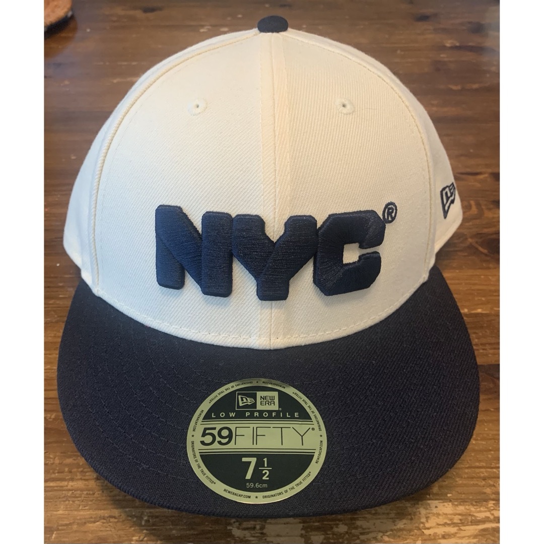 NEW ERA(ニューエラー)の美品❗️ LP 59FIFTY NYC チャンキーロゴ ワインコルク メンズの帽子(キャップ)の商品写真