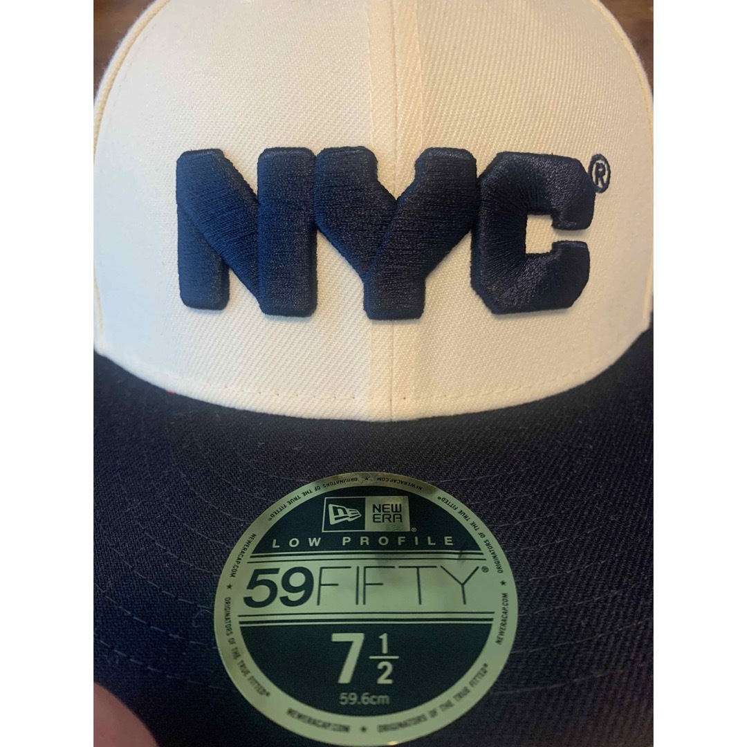 NEW ERA(ニューエラー)の美品❗️ LP 59FIFTY NYC チャンキーロゴ ワインコルク メンズの帽子(キャップ)の商品写真