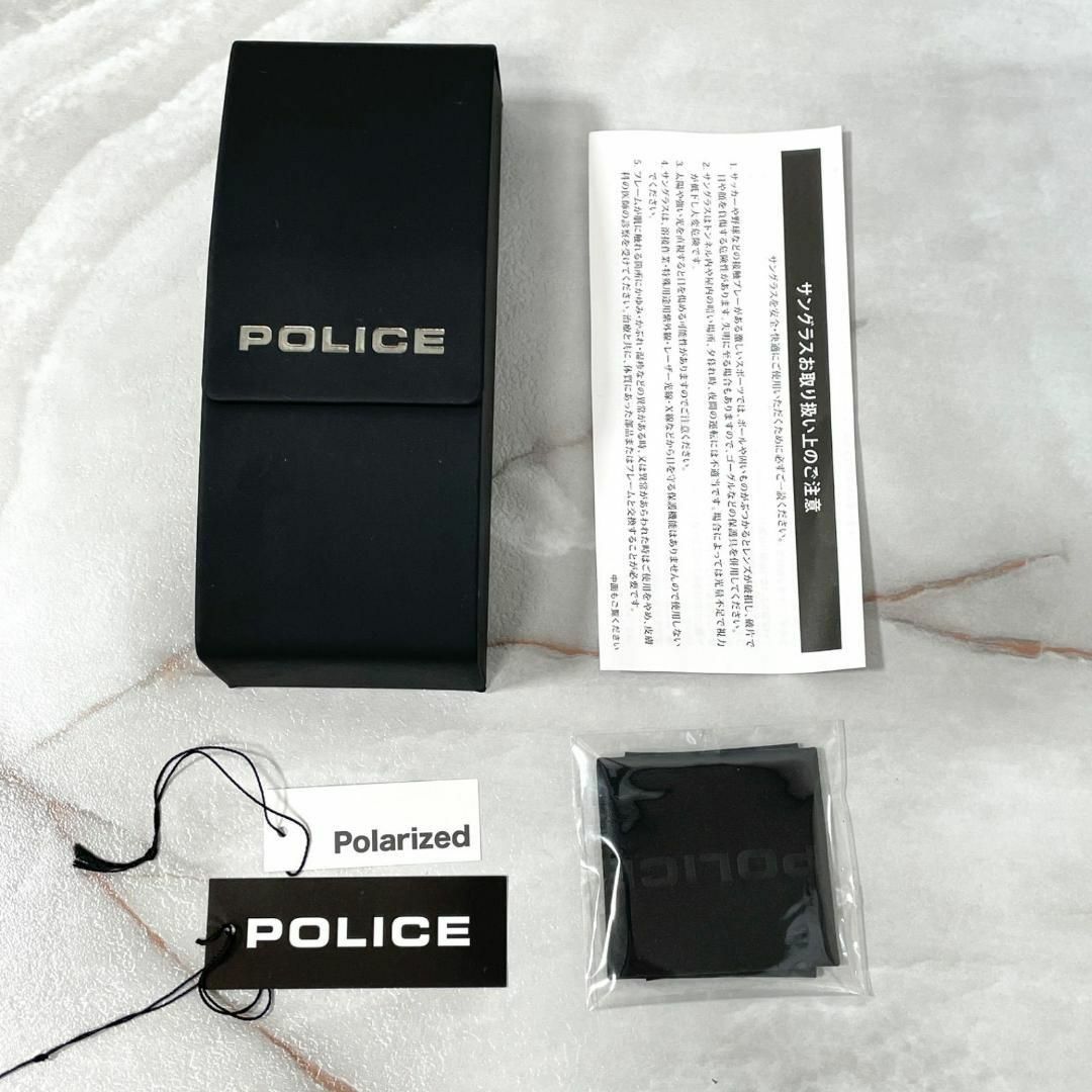 POLICE(ポリス)のSPLA69J-69J ポリス　LOUD サングラス　ビッグロゴ　偏光レンズ 青 メンズのファッション小物(サングラス/メガネ)の商品写真