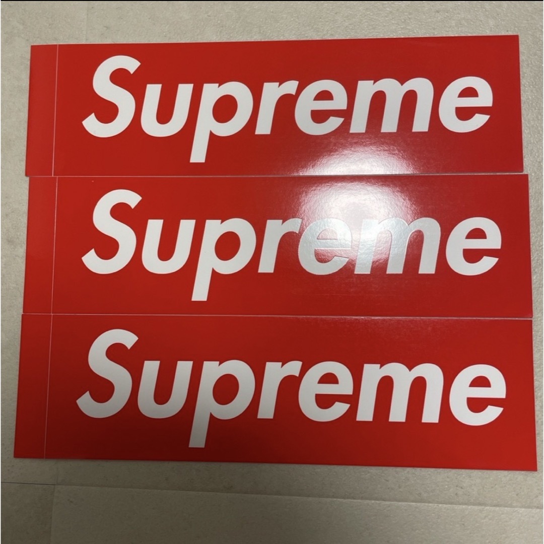 Supreme(シュプリーム)の【3枚】supreme Box Logo Sticker ボックスロゴステッカー メンズのメンズ その他(その他)の商品写真