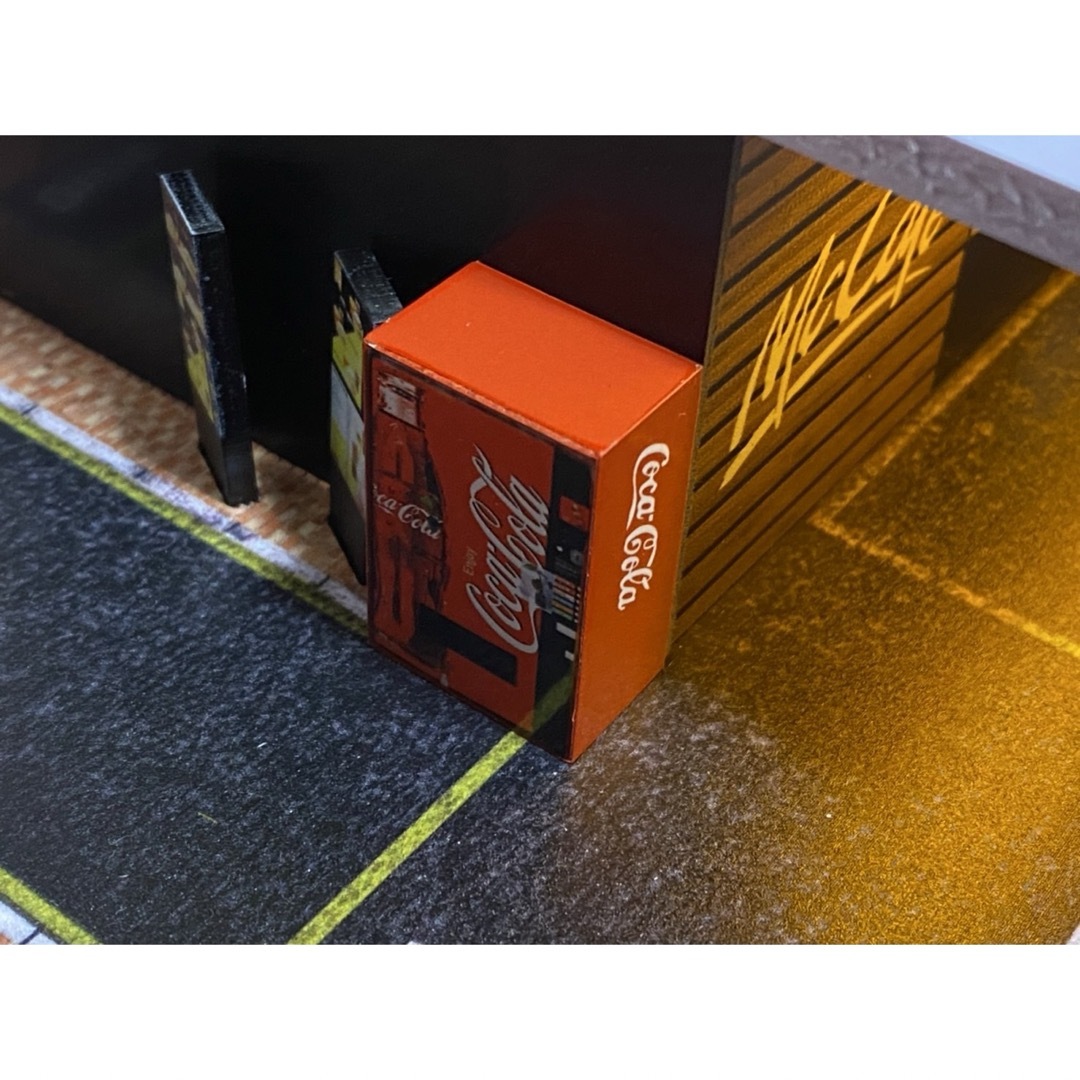 1/64スケール　コーラレトロタイプ　自動販売機　自販機　ジオラマ　フィギュア ハンドメイドのおもちゃ(フィギュア)の商品写真