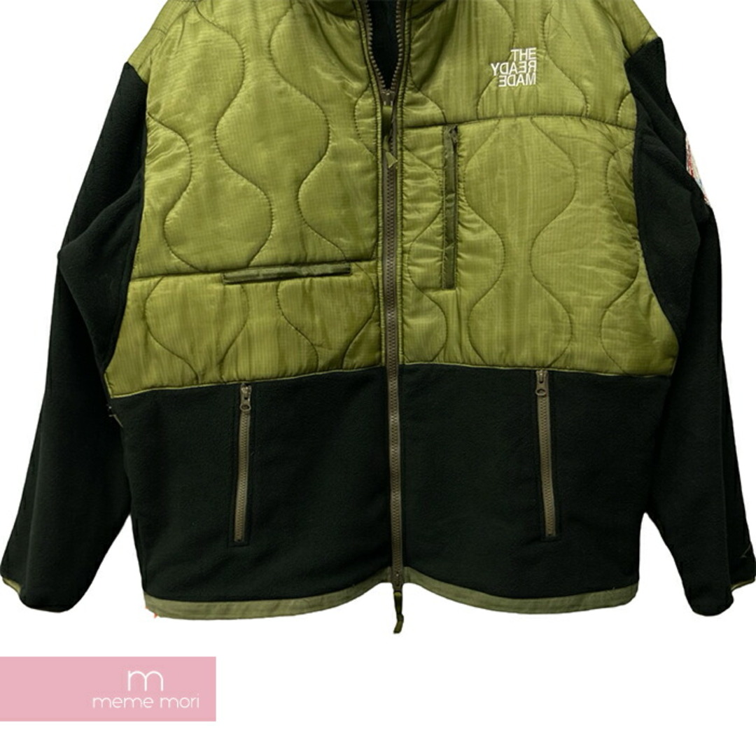 READYMADE(レディメイド)のREADYMADE 2020AW Fleece Jacket RE-PO-BL-00-00-110 レディメイド フリースジャケット ブルゾン ワッペン ライナー切替 ブラック×カーキ サイズ4 【240510】【中古-B】【me04】 メンズのジャケット/アウター(その他)の商品写真