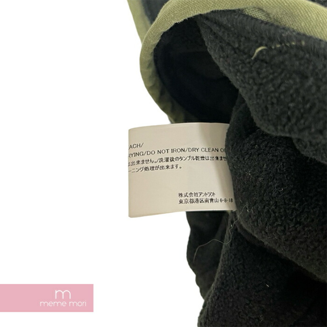 READYMADE(レディメイド)のREADYMADE 2020AW Fleece Jacket RE-PO-BL-00-00-110 レディメイド フリースジャケット ブルゾン ワッペン ライナー切替 ブラック×カーキ サイズ4 【240510】【中古-B】【me04】 メンズのジャケット/アウター(その他)の商品写真