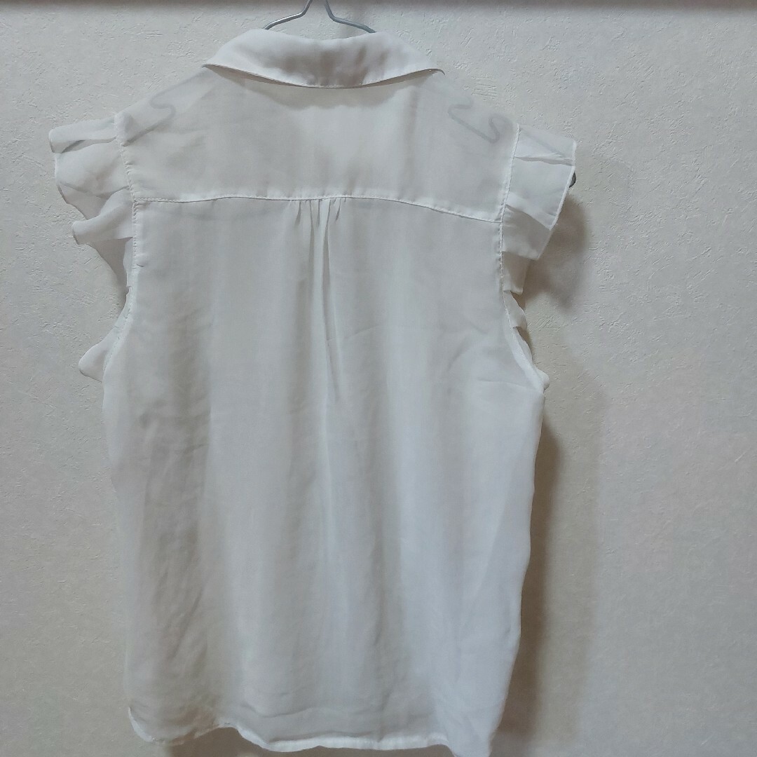 AIRLY momo ブラウス レース ホワイト キッズ160 キッズ/ベビー/マタニティのキッズ服女の子用(90cm~)(ブラウス)の商品写真