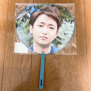 アラシ(嵐)の嵐大野智ミニうちわ櫻井翔相葉雅紀二宮和也松本潤ライブグッズブラストイン宮城(アイドルグッズ)