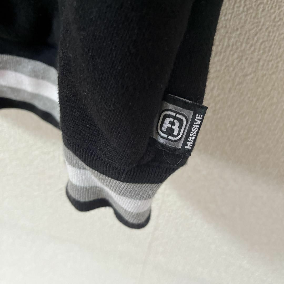 FREAKY(フリーキー)のE3 フリーキー　半袖スウェットジップアップ　刺繍ロゴ　HIPHOP Ｌメンズ メンズのトップス(スウェット)の商品写真