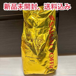 【新品未開封】澤井珈琲 ソルブレンド 豆のまま　500g(コーヒー)