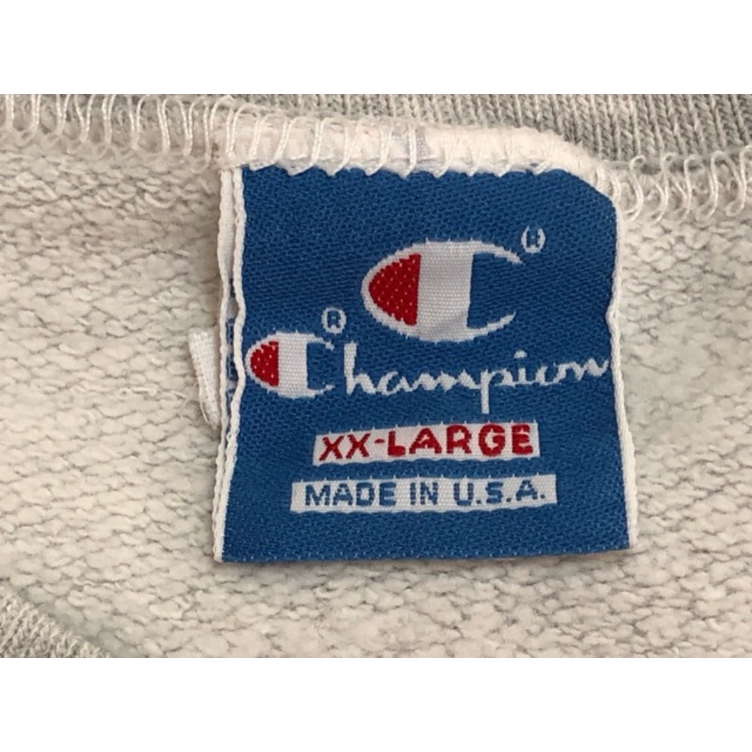 Champion(チャンピオン)のChampion（チャンピオン）80's　青刺繍タグ前期　USA製　HAMLINE　ハムライン大学　アーチロゴ　パッチ　クルーネック　スウェット　トレーナー【E3135-007】 メンズのトップス(スウェット)の商品写真