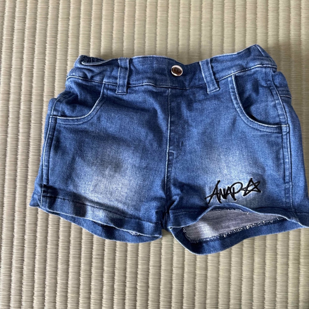 ANAP Kids(アナップキッズ)のANAP  デニムショートパンツ キッズ/ベビー/マタニティのキッズ服女の子用(90cm~)(パンツ/スパッツ)の商品写真