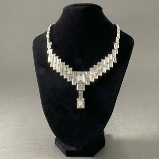 スワロフスキー(SWAROVSKI)の1e12-2 SWAROVSKI スワロフスキー Prime time Necklace プライムタイム ネックレス 1108915 42cm クリスタル ビジュー ダイヤ 結婚式 セレモニー パーティ(ネックレス)