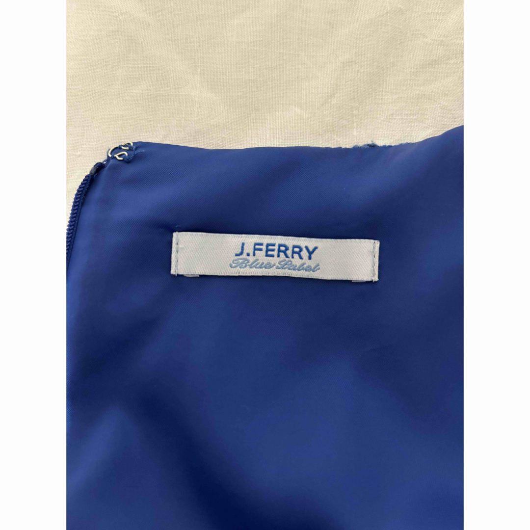 J.FERRY レースワンピース　ブルー レディースのワンピース(ひざ丈ワンピース)の商品写真