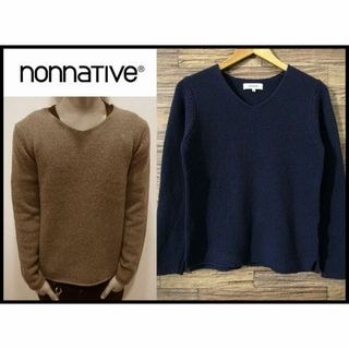 ノンネイティブ(nonnative)のG① クリ済 美品 ノンネイティブ NN-K1804 ハンター ウール ニット(ニット/セーター)