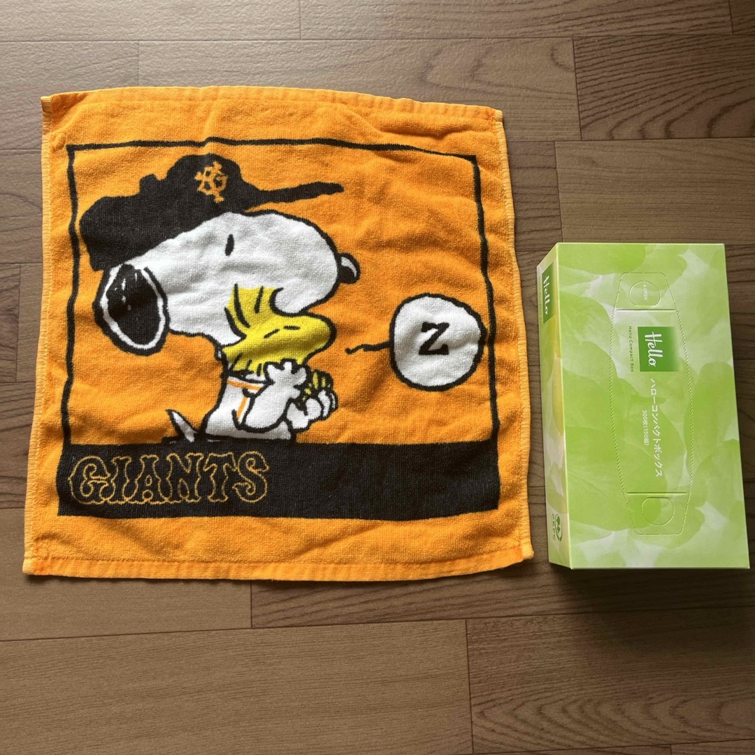 SNOOPY(スヌーピー)のGIANTSスヌーピータオル エンタメ/ホビーのおもちゃ/ぬいぐるみ(キャラクターグッズ)の商品写真