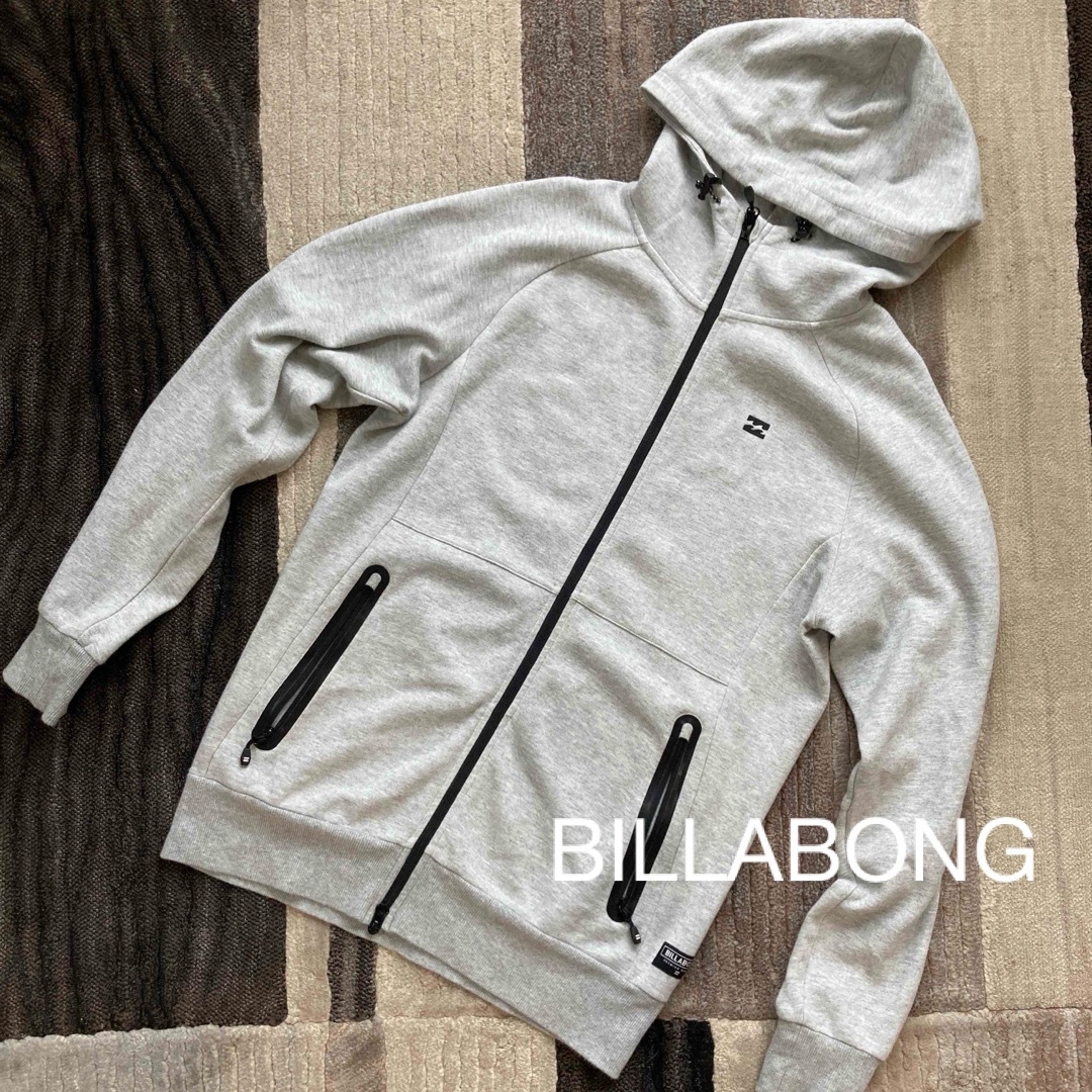 billabong(ビラボン)の【送料無料】BILLABONG ビラボン　ジップパーカー　パーカー　サイズL メンズのトップス(パーカー)の商品写真