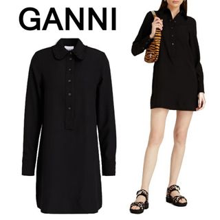 GANNI ミニ　ワンピース(ミニワンピース)