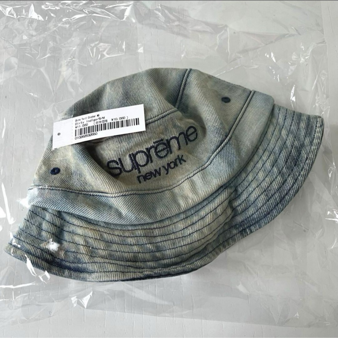 Supreme(シュプリーム)のSupreme Chino Twill Crusher Dirty Indigo メンズの帽子(ハット)の商品写真