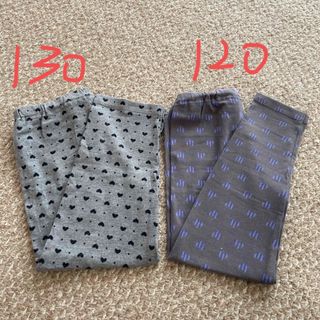 ユニクロ(UNIQLO)のユニクロレギンス 2枚セットキッズ女の子(パンツ/スパッツ)