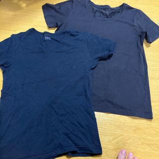 ユニクロ(UNIQLO)のUNIQLO エアリズム　L イオン　S 2枚セット(Tシャツ(半袖/袖なし))