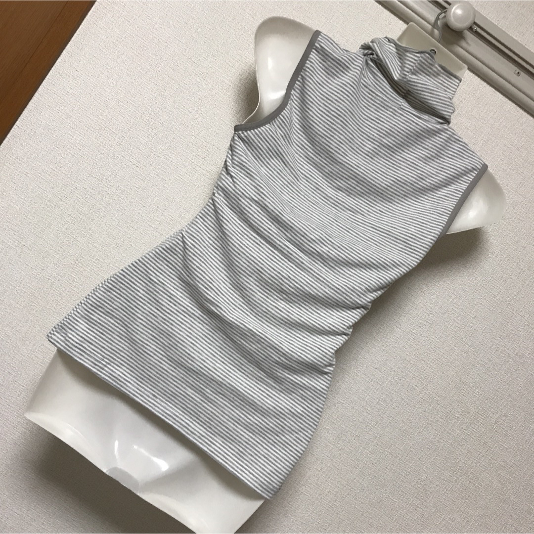 新品タグ付き♡ボーダーブラトップ レディースのトップス(Tシャツ(半袖/袖なし))の商品写真