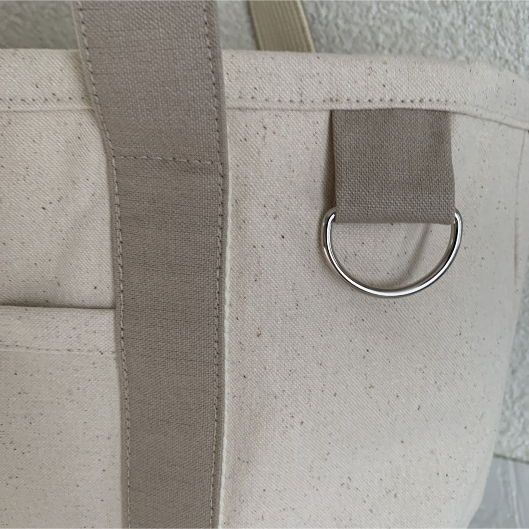 帆布トートバッグ　A4サイズ用　Dカン付　GB レディースのバッグ(トートバッグ)の商品写真