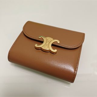 セリーヌ(celine)のCELINE （セリーヌ）スモールウォレット トリオンフ  タン(財布)