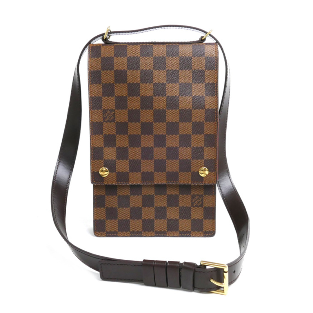 LOUIS VUITTON(ルイヴィトン)のLOUIS VUITTON ルイ・ヴィトン ポートベローPM ショルダーバッグ ダミエ ブラウン エベヌ N45271 VI0090 レディース【中古】 レディースのバッグ(ハンドバッグ)の商品写真