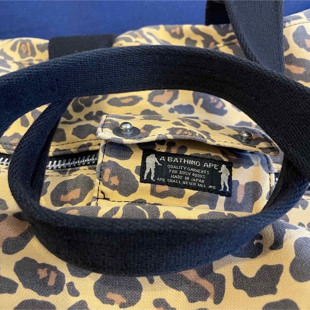 A BATHING APE(アベイシングエイプ)のA BATHING APE エイプ BAG レオパード ボストンバッグ 入手困難 メンズのバッグ(ボストンバッグ)の商品写真