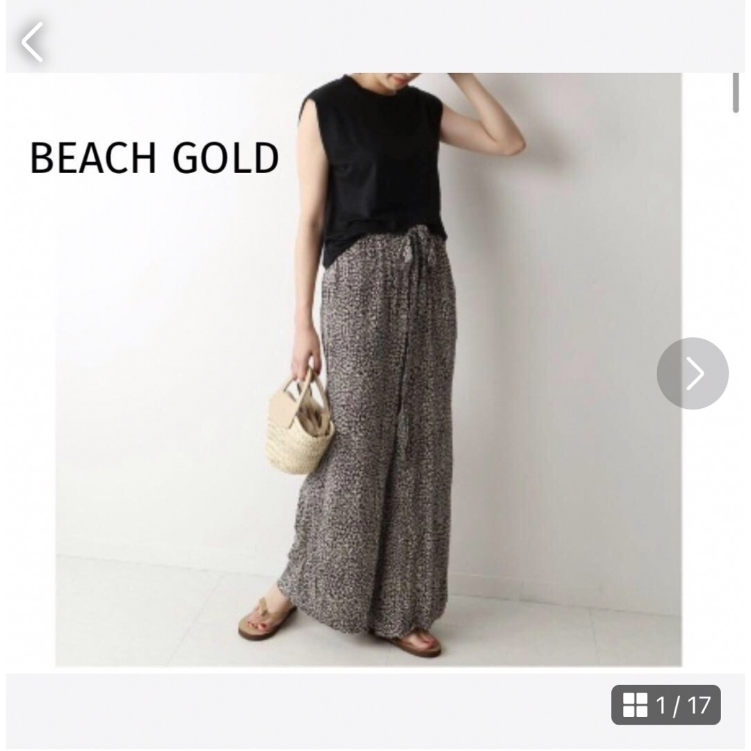 JOURNAL STANDARD(ジャーナルスタンダード)の【BEACH GOLD】BALI Hepburn Pantパンツ 。サイズXS レディースのパンツ(カジュアルパンツ)の商品写真