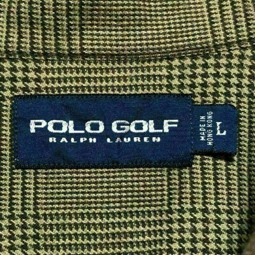 Ralph Lauren(ラルフローレン)の①j1 90sUS古着ラルフローレン ポロゴルフ 長袖シャツ チェック柄 襟付き メンズのトップス(シャツ)の商品写真