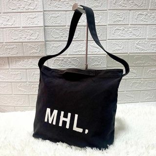 マーガレットハウエル　MHL 2wayショルダーバッグ　ハンドバッグ　黒