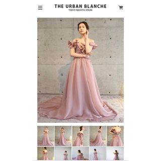 THE URBAN BLANCHアーバンブランシュカラードレス(ウェディングドレス)