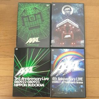 【AAA】Anniversary Live DVD/1st～4th/4本セット(ミュージック)