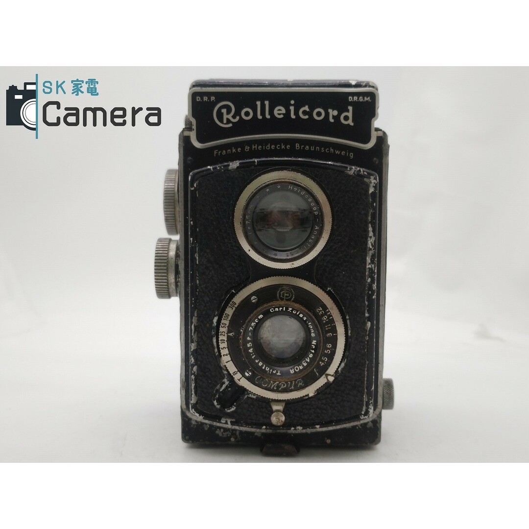 Rolleicord II Carl Zeiss Jena Triotar 7.5cm F4.5 ローライコード Ⅱ ジャンク スマホ/家電/カメラのカメラ(フィルムカメラ)の商品写真