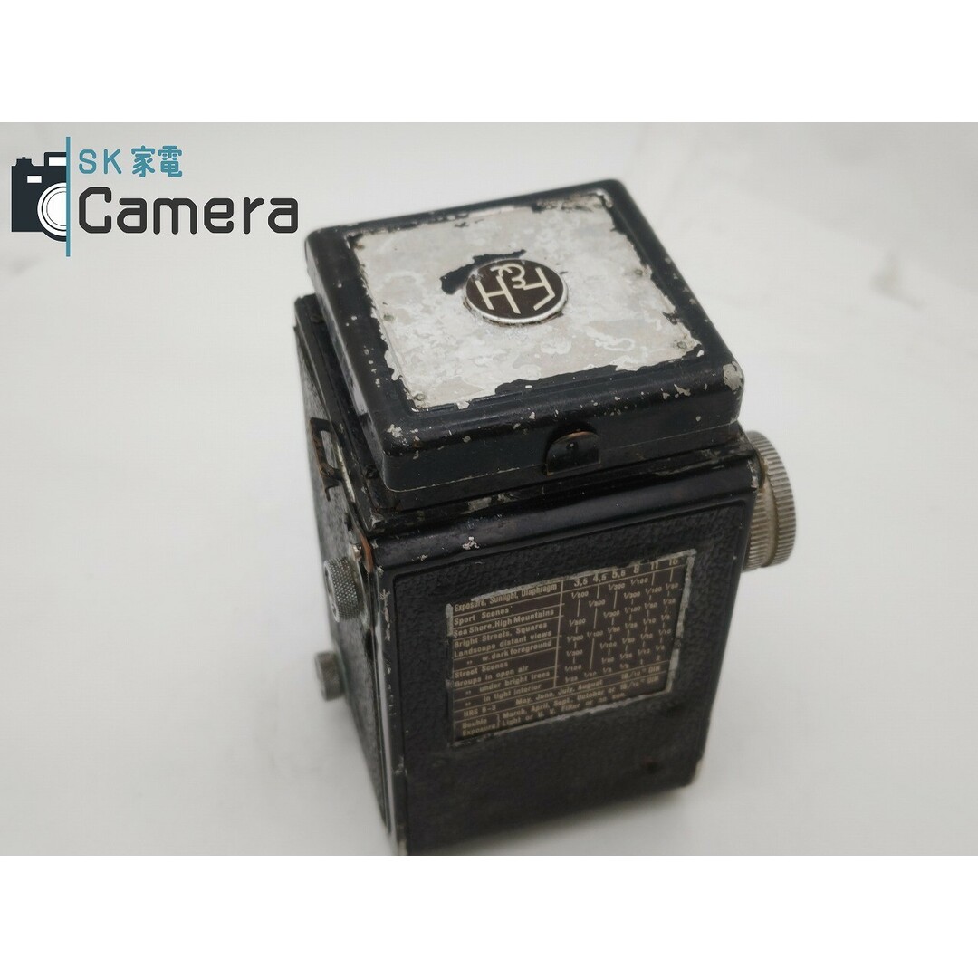 Rolleicord II Carl Zeiss Jena Triotar 7.5cm F4.5 ローライコード Ⅱ ジャンク スマホ/家電/カメラのカメラ(フィルムカメラ)の商品写真