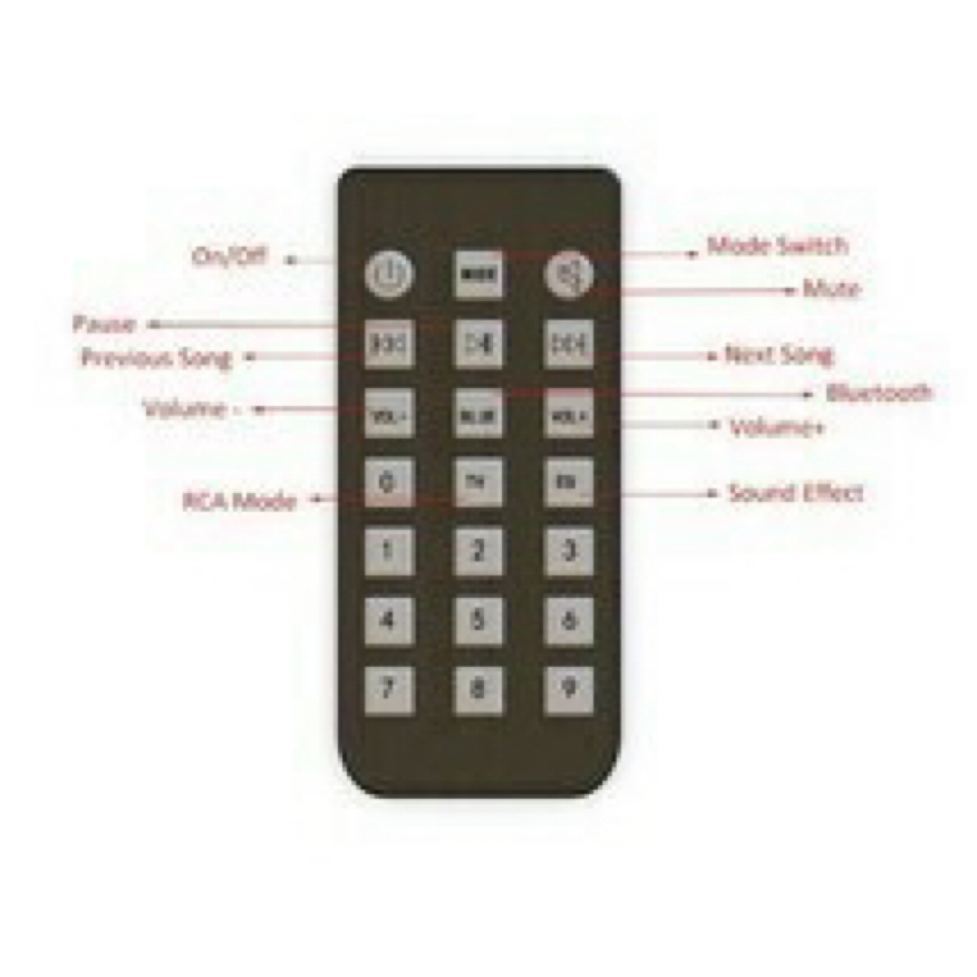 Bluetooth v4.0 40W サブウーファー サウンドバー スピーカー スマホ/家電/カメラのオーディオ機器(スピーカー)の商品写真