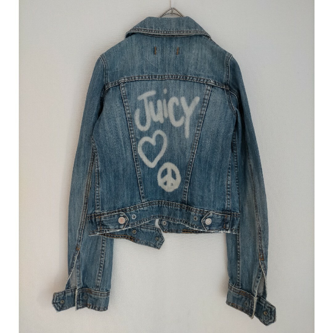 Juicy Couture(ジューシークチュール)のJUICY COUTURE バックロゴ Ｇジャン デニムジャケット レディースのジャケット/アウター(Gジャン/デニムジャケット)の商品写真