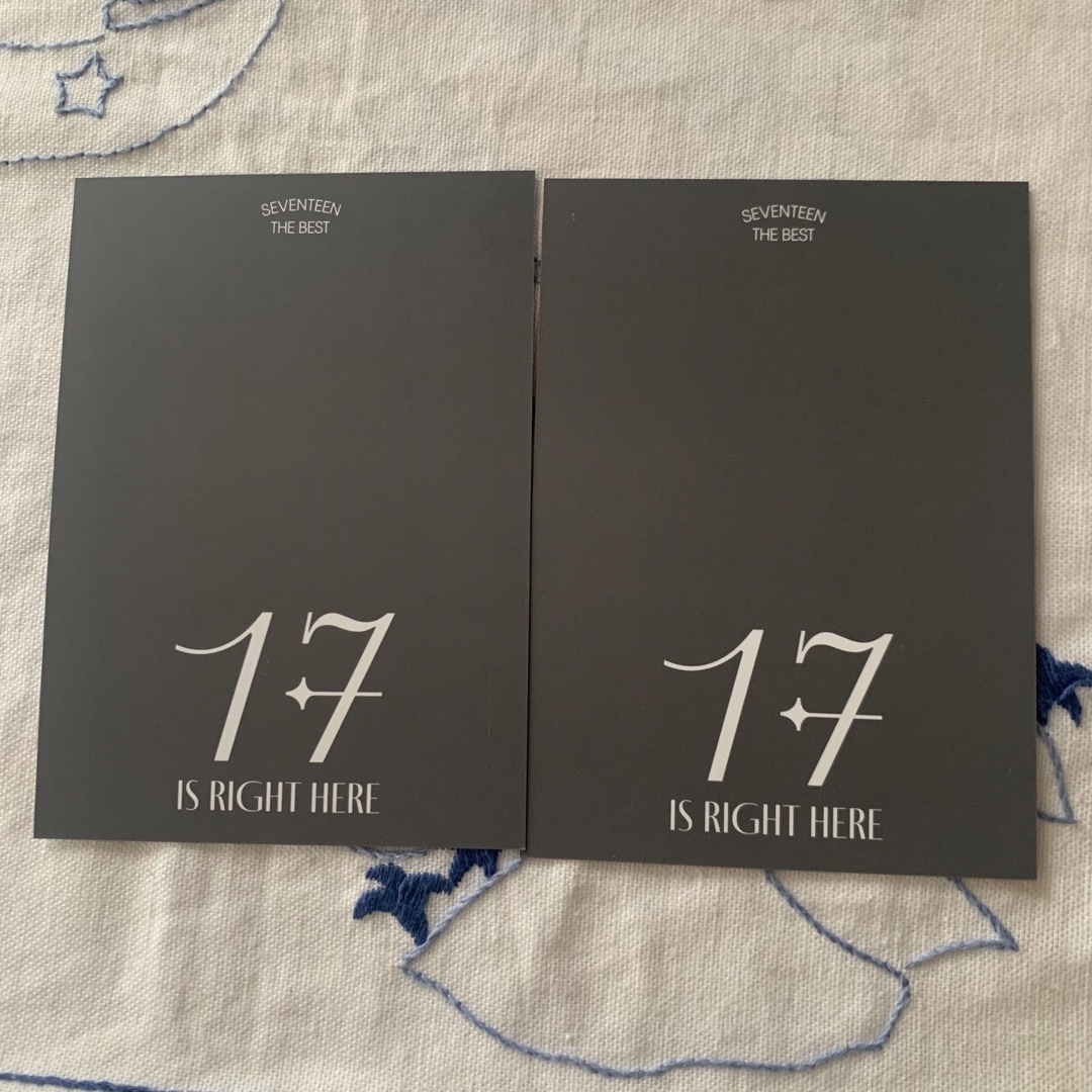 17ISRIGHTHERE kit キノ seventeen ポストカード ホシ エンタメ/ホビーのCD(K-POP/アジア)の商品写真