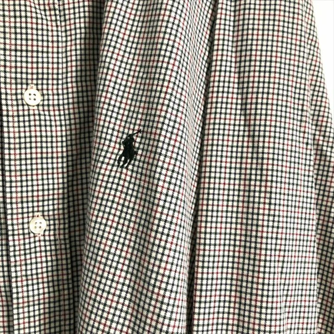 POLO RALPH LAUREN(ポロラルフローレン)の90s 古着 ポロラルフローレン 長袖シャツ チェックシャツ 3XL  メンズのトップス(シャツ)の商品写真