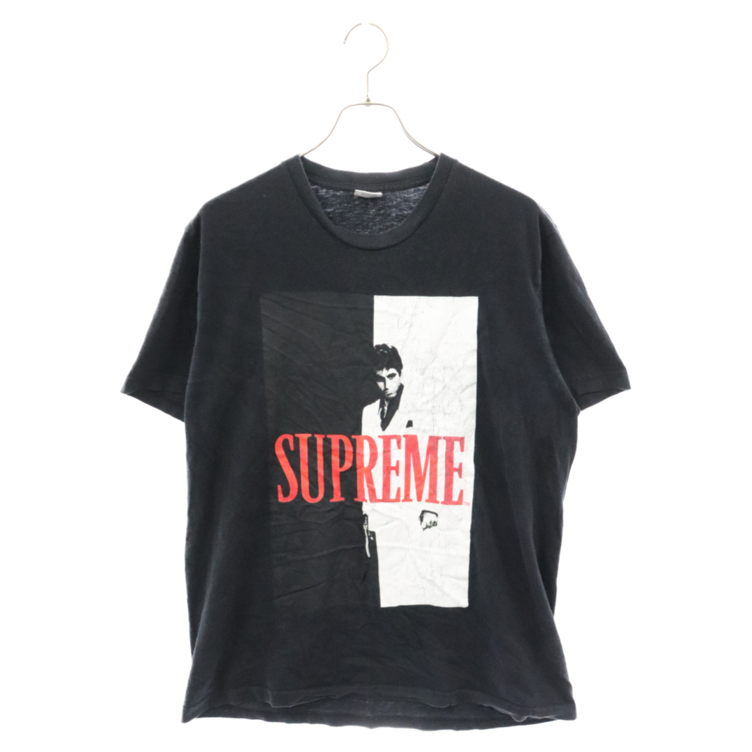 Supreme(シュプリーム)のSUPREME シュプリーム 17AW Scarface Split Tee スカーフェイス スプリット フロントプリント半袖Tシャツ ブラック メンズのトップス(Tシャツ/カットソー(半袖/袖なし))の商品写真