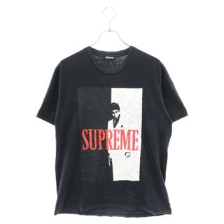 シュプリーム(Supreme)のSUPREME シュプリーム 17AW Scarface Split Tee スカーフェイス スプリット フロントプリント半袖Tシャツ ブラック(Tシャツ/カットソー(半袖/袖なし))