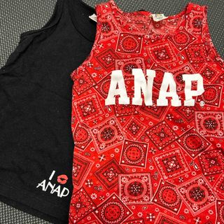 アナップキッズ(ANAP Kids)のANAPタンクトップ　セット100.110(Tシャツ/カットソー)